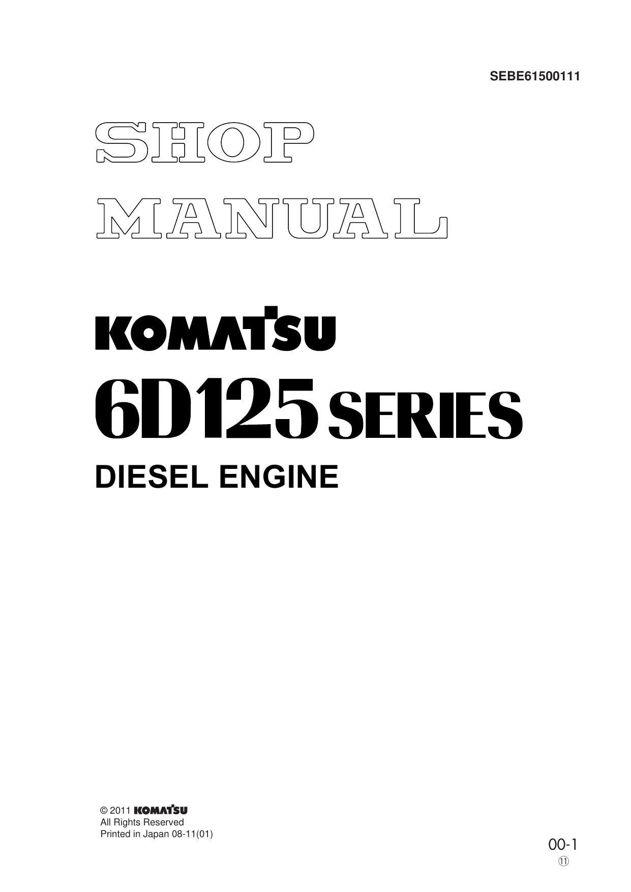 6D125 Shop Manual